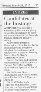 Ashford Herald 26th March 2015