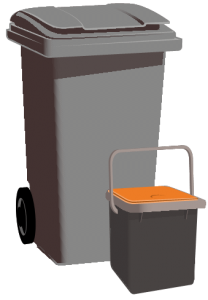 Waste and food bins