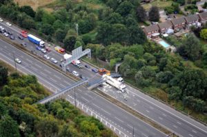 M20 collapsed bridge