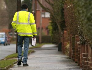 'Surveyor in hi-vis jacket